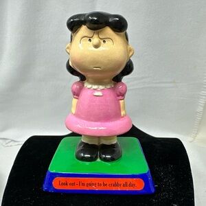 Peanuts Lucy - Look Out - I’m Going To Be Crabby All Day  5” Figurine